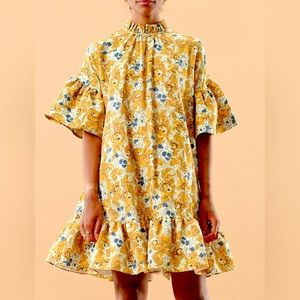 ByTiMo Floral Jacquard Shift Dress